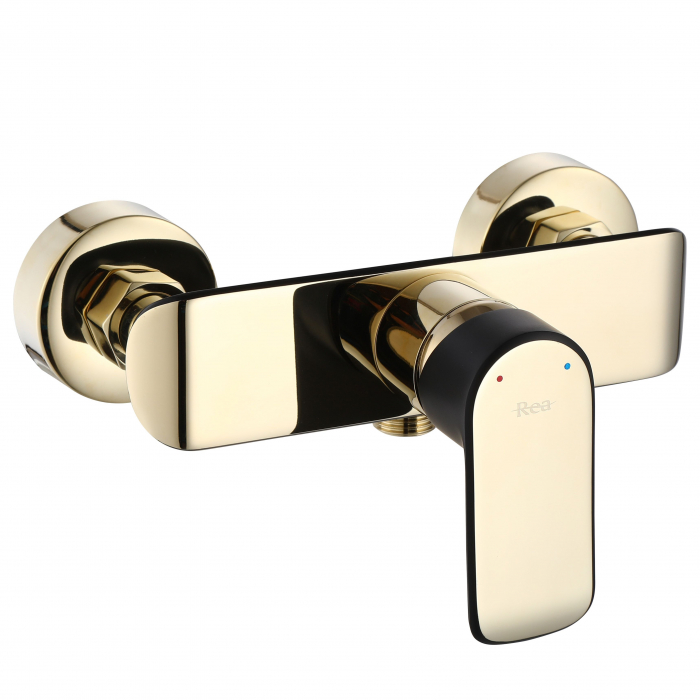Baterie dus Bloom Black Gold, montaj pe perete, alama, negru sau auriu [2]