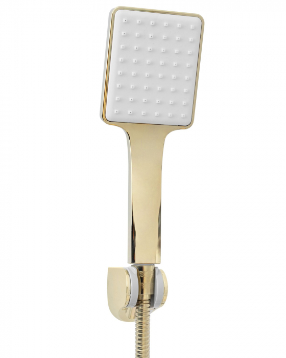 Baterie dus si cada Urban Gold, montaj pe perete, alama, auriu [3]
