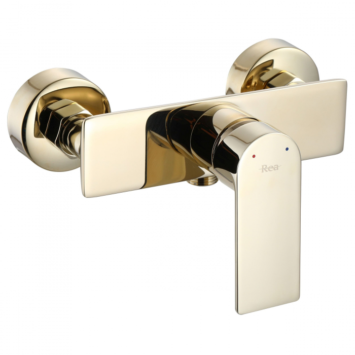 Baterie dus si cada Urban Gold, montaj pe perete, alama, auriu [2]