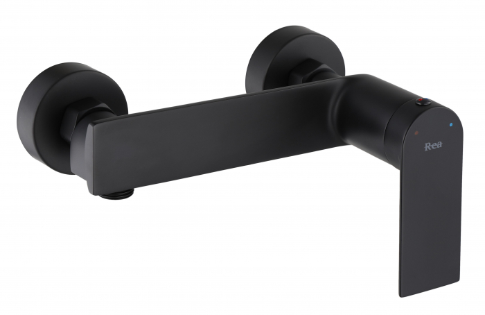 Baterie dus Storm Black, montaj pe perete, alama, negru [6]