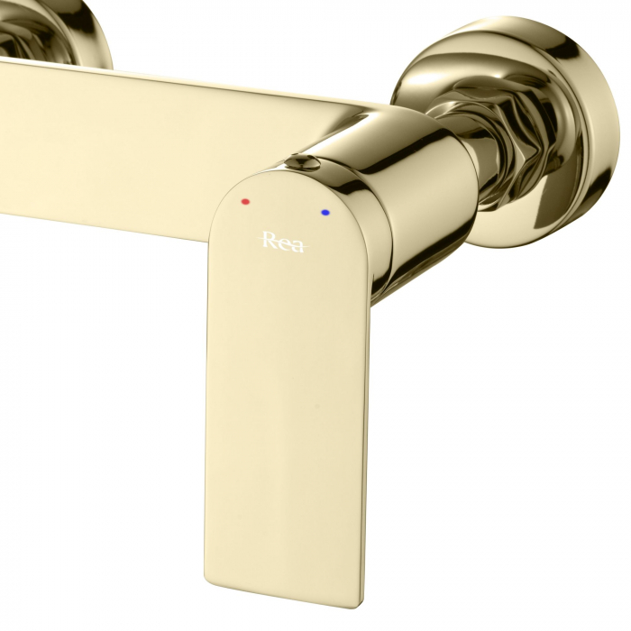 Baterie dus Storm Gold, montaj pe perete, alama, auriu [2]