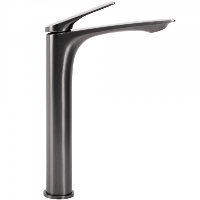 Baterie lavoar Avalon Titanium High, montaj pe blat sau lavoar, alama, titanium, perlator aer [2]