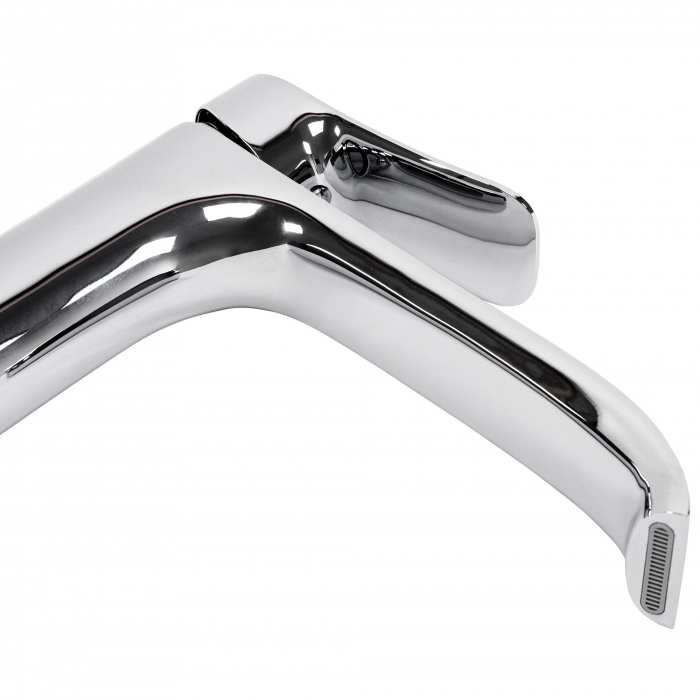 Baterie lavoar Dart Chrome High, montaj pe blat sau lavoar, alama, crom, perlator aer [4]