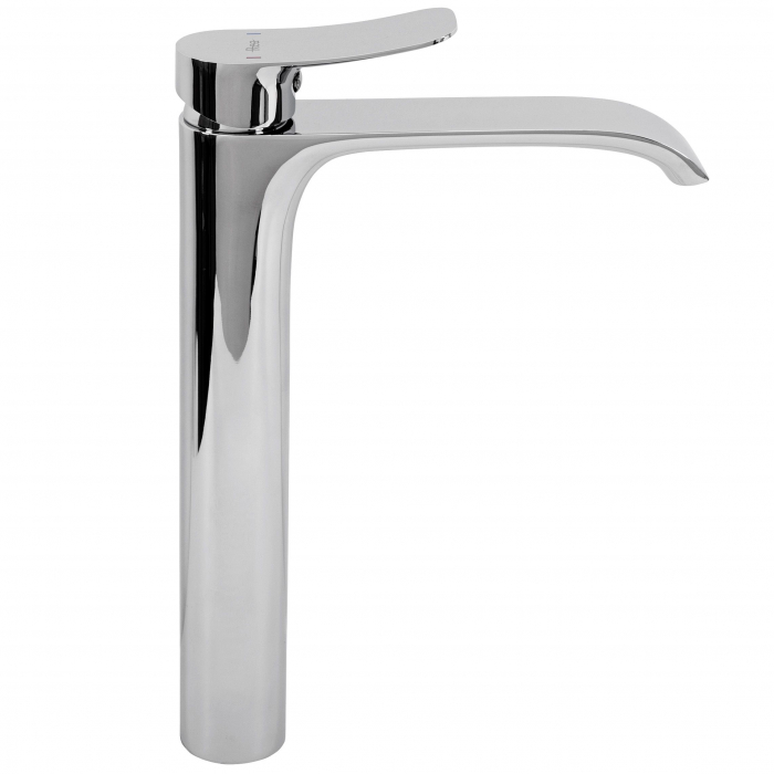 Baterie lavoar Dart Chrome High, montaj pe blat sau lavoar, alama, crom, perlator aer [2]