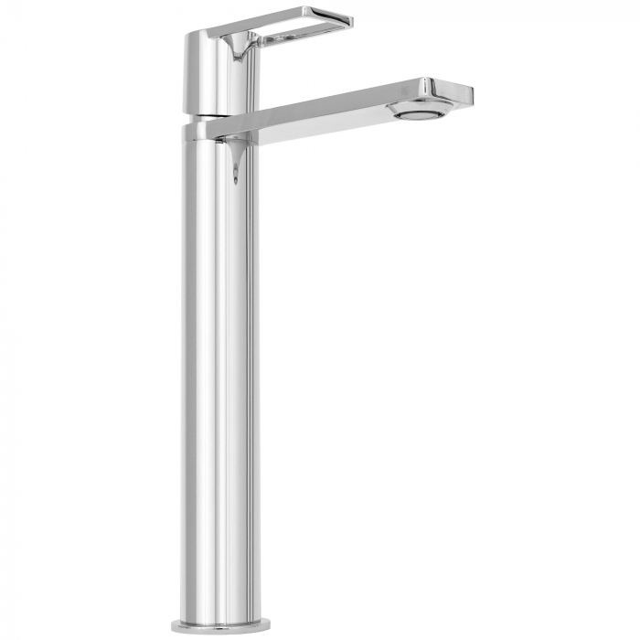 Baterie lavoar Flip Chrom High, montaj pe blat sau lavoar, alama, crom, perlator aer [3]