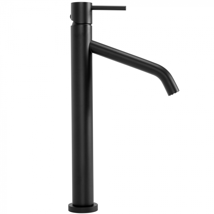 Baterie lavoar Level Black High, montaj pe blat sau lavoar, alama, negru, perlator aer [2]