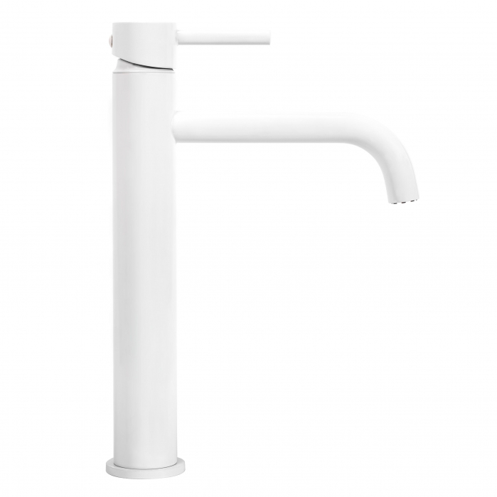 Baterie lavoar Lungo White High, montaj pe blat sau lavoar, alama, alb, perlator aer [2]