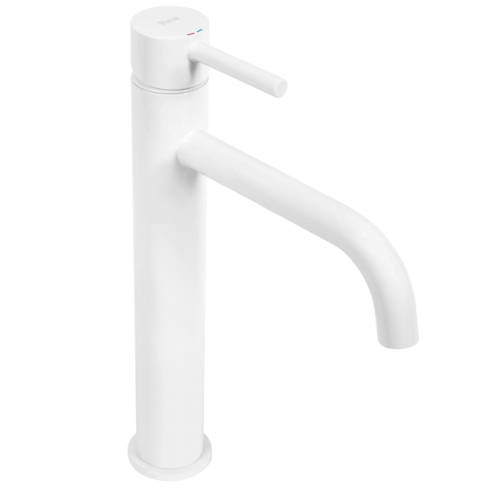 Baterie lavoar Lungo White High, montaj pe blat sau lavoar, alama, alb, perlator aer [3]
