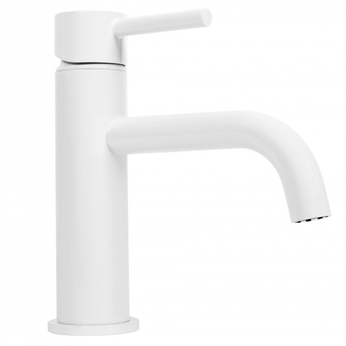 Baterie lavoar Lungo White Low, montaj pe blat sau lavoar, alama, alb, perlator aer [4]