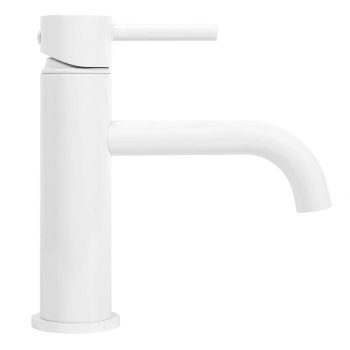 Baterie lavoar Lungo White Low, montaj pe blat sau lavoar, alama, alb, perlator aer [3]