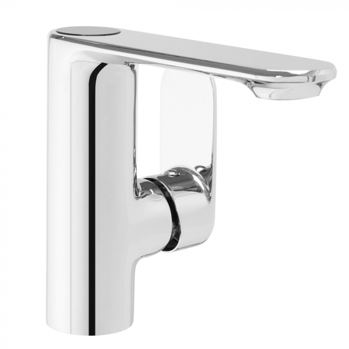 Baterie lavoar Mils Lcd Chrom Low, montaj pe blat sau lavoar, alama, crom, perlator aer [4]