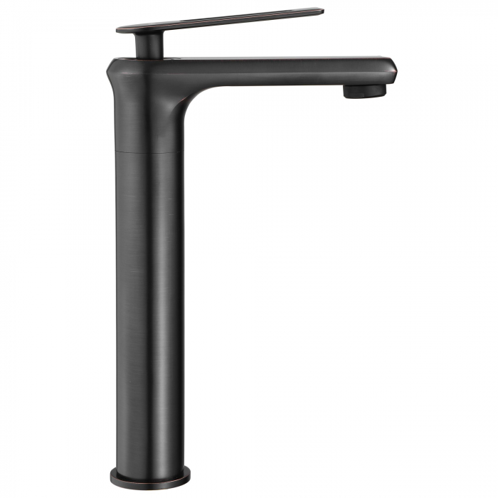 Baterie lavoar Negru Blade Old Black High, montaj pe blat sau lavoar, alama, negru, perlator aer [3]