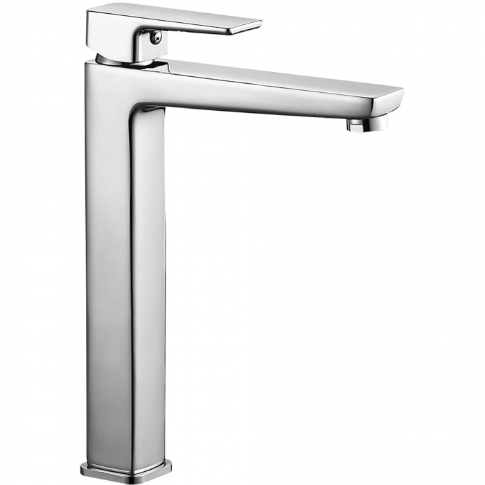 Baterie lavoar Orix Chrom High, montaj pe blat sau lavoar, alama, crom, perlator aer [1]