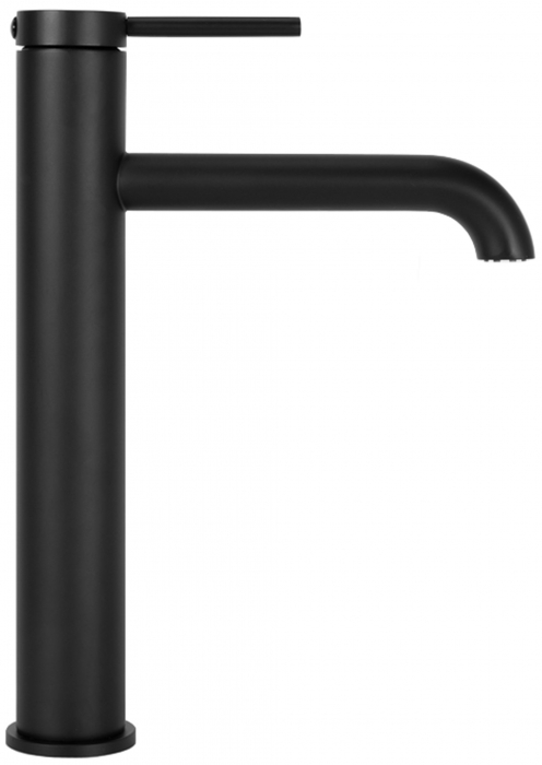 Baterie lavoar Spot Black High, montaj pe blat sau lavoar, alama, negru, perlator aer [2]