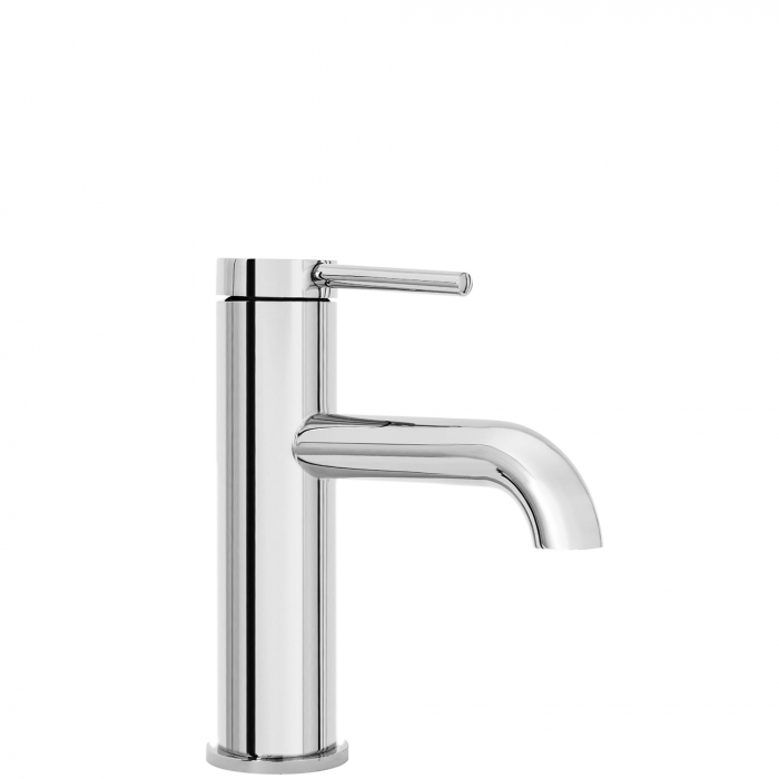 Baterie lavoar Spot Chrom Low, montaj pe blat sau lavoar, alama, crom, perlator aer [1]