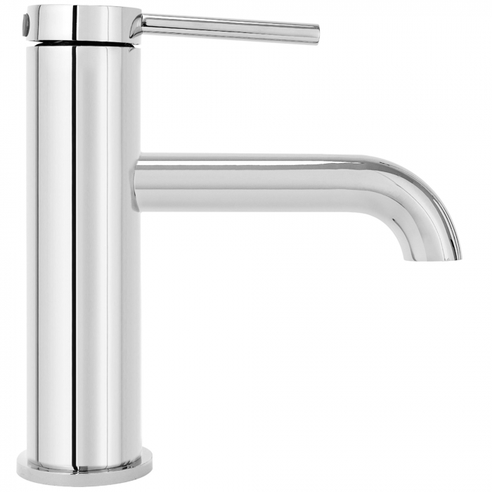 Baterie lavoar Spot Chrom Low, montaj pe blat sau lavoar, alama, crom, perlator aer [2]