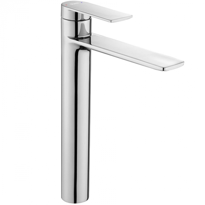 Baterie lavoar Storm Chrom High, montaj pe blat sau lavoar, alama, crom, perlator aer [1]