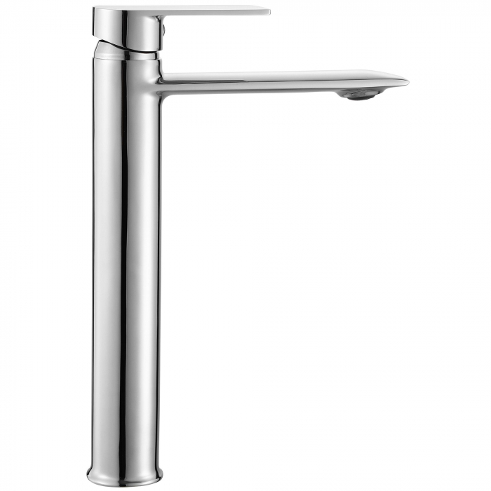 Baterie lavoar Veneta Chrome High, montaj pe blat sau lavoar, alama, crom, perlator aer [2]