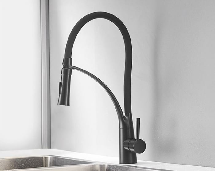 Baterie pentru bucatarie Gaspar Black mat [5]