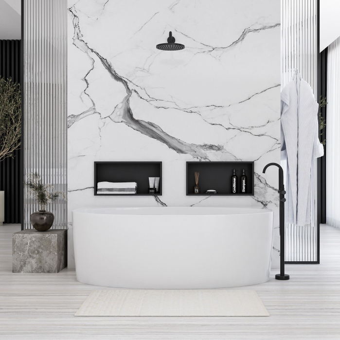 bathroom shelf 30x45 matte black [6]