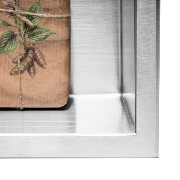 bathroom shelf 30x45 steel brush [3]