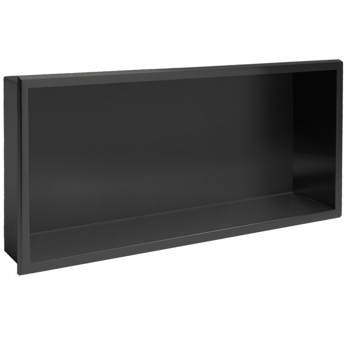 bathroom shelf 30x60 black matt [4]