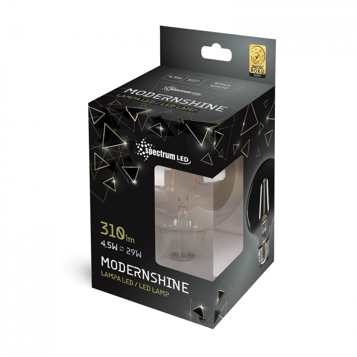 Bec cu oglindă decorativă cu LED-uri neutre E27 230V 4.5W [2]