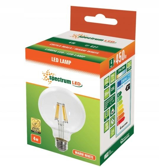 Bec LED Cald E-27 230V 4W Sfera 13763 [2]