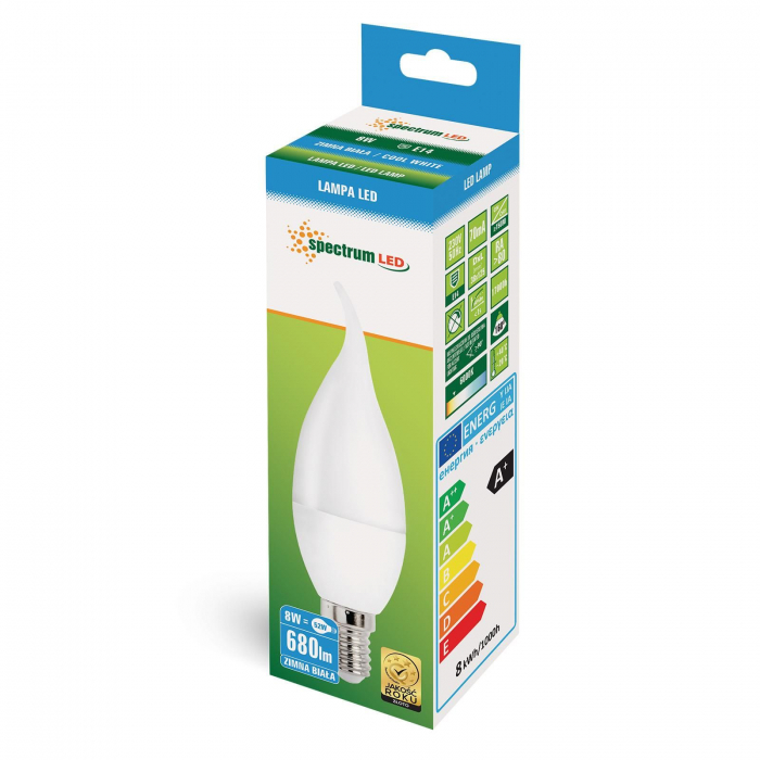 Bec rece LED E-14 230V 8W Decorativ 14226 [2]