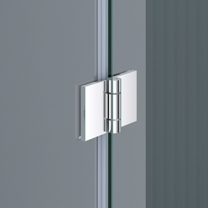 Cabina Astra 27, crom, sticla transparenta, usa pliabila, cu sau fara cadita, diverse dimensiuni [6]
