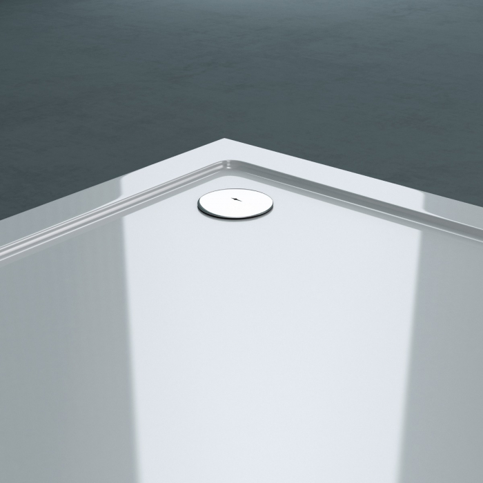 Cabina Astra 32K, 2 usi glisante, crom, sticla transparenta, cu sau fara cadita, diverse dimensiuni [9]