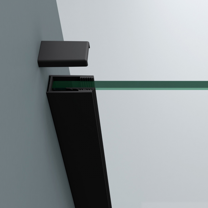 Cabina Astra 36 Plus, negru, sticla transparenta, usa batanta, cu sau fara cadita, diverse dimensiuni [9]