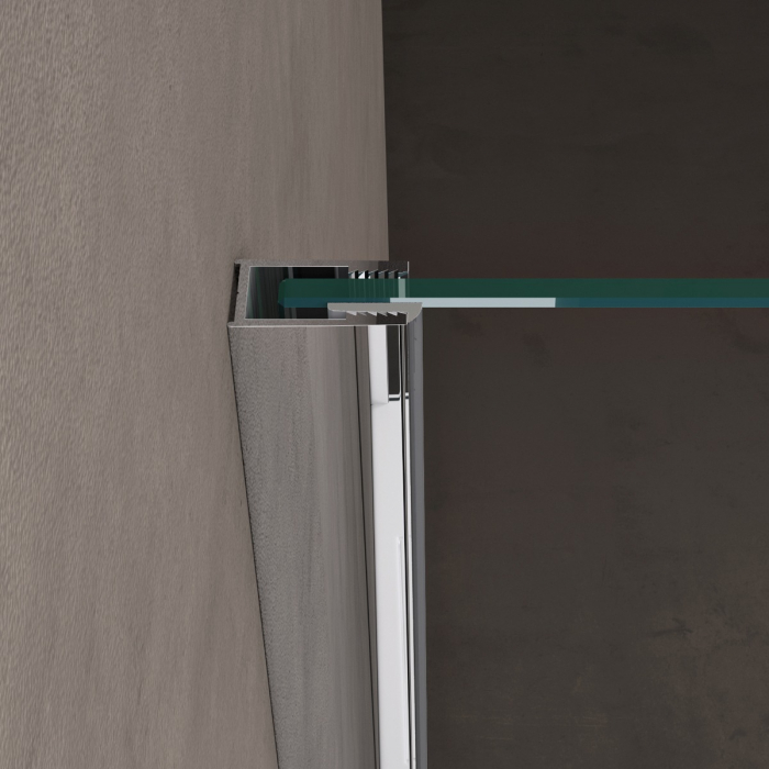 Cabina Astra 36UK, crom, sticla transparenta, usa batanta, cu sau fara cadita, diverse dimensiuni [7]