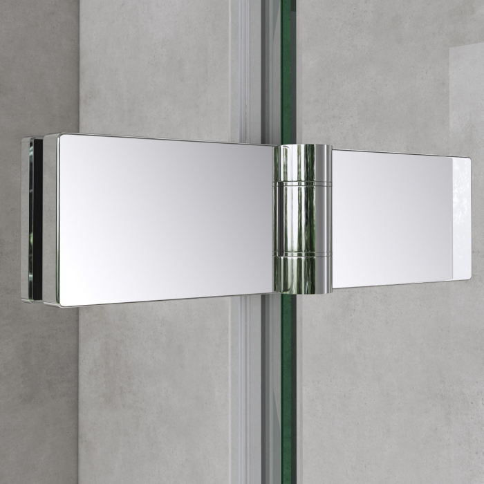 Cabina Astra 37K, crom, sticla transparenta, usa pliabila, cu sau fara cadita, diverse dimensiuni [8]