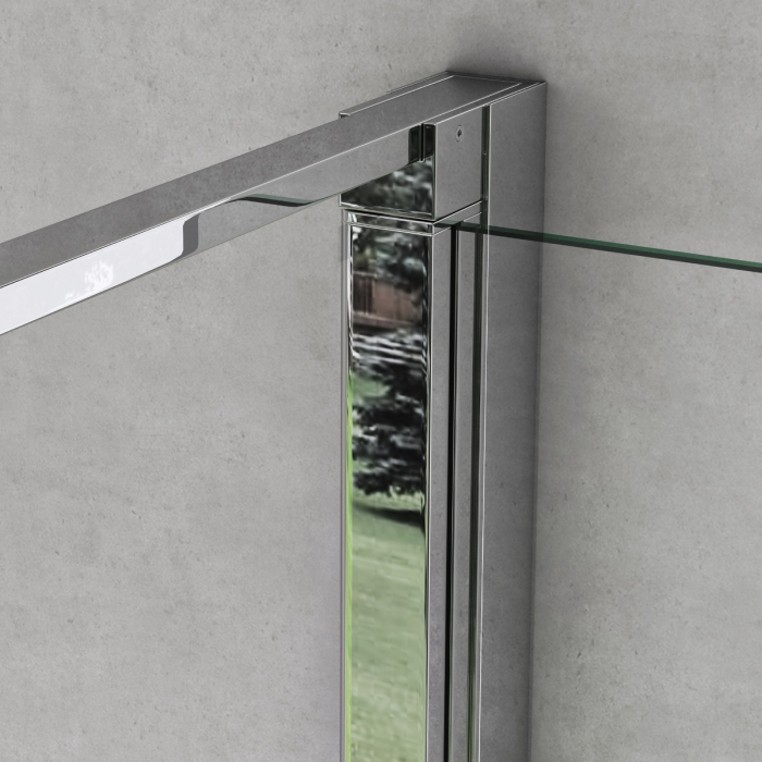 Cabina Astra 37K, crom, sticla transparenta, usa pliabila, cu sau fara cadita, diverse dimensiuni [2]