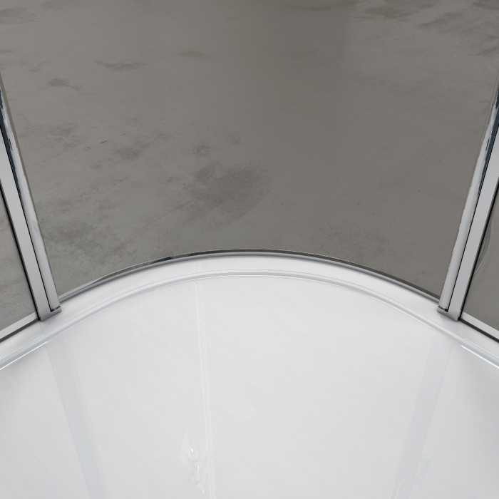 Cabina Astra 52K, crom sau negru, sticla transparenta, 2 usi batante, cu sau fara cadita, diverse dimensiuni [11]