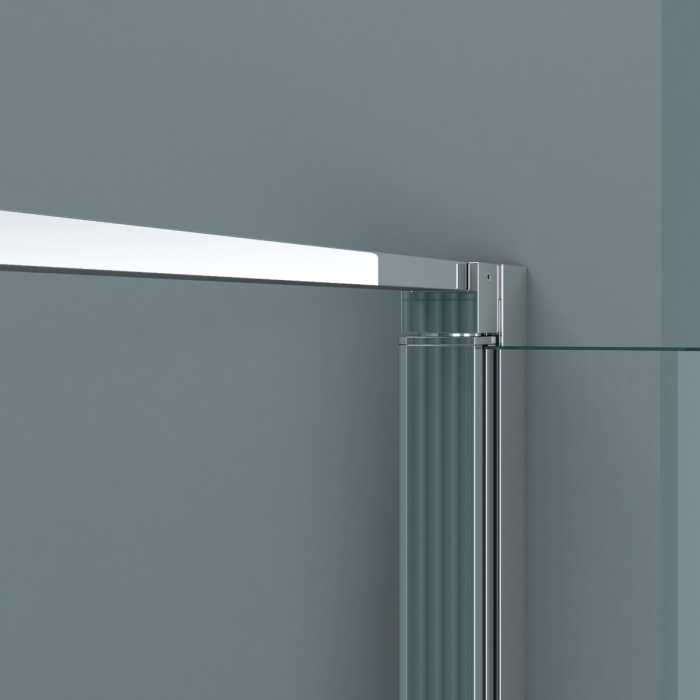 Cabina Astra 66K, crom sau negru, sticla transparenta, usa batanta, cu sau fara cadita, diverse dimensiuni [8]