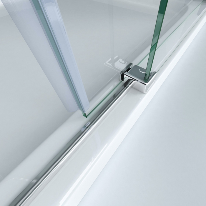 Cabina Astra R17-2, crom, sticla transparenta, usa glisanta, cu sau fara cadita, diverse dimensiuni [8]