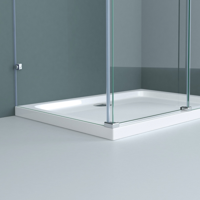 Cabina Astra R17-2, crom, sticla transparenta, usa glisanta, cu sau fara cadita, diverse dimensiuni [5]