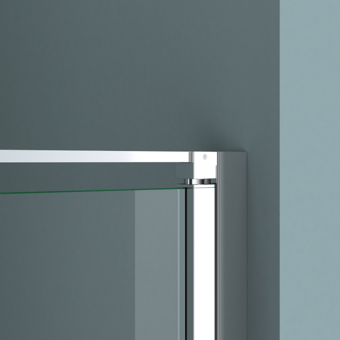 Cabina Astra R36, crom, sticla transparenta, usa batanta, cu sau fara cadita, diverse dimensiuni [9]