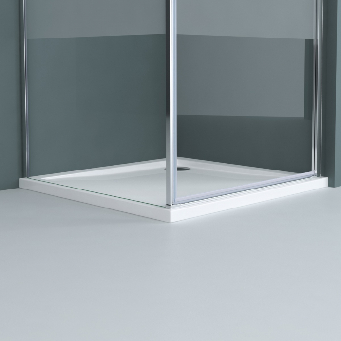 Cabina Astra R36MS, crom, sticla sablata partial, usa batanta, cu sau fara cadita, diverse dimensiuni [7]