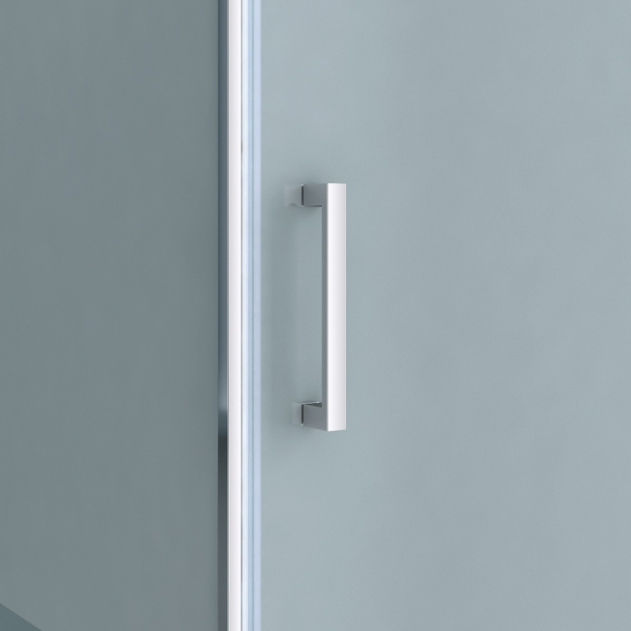 Cabina Astra R36MS, crom, sticla sablata partial, usa batanta, cu sau fara cadita, diverse dimensiuni [10]