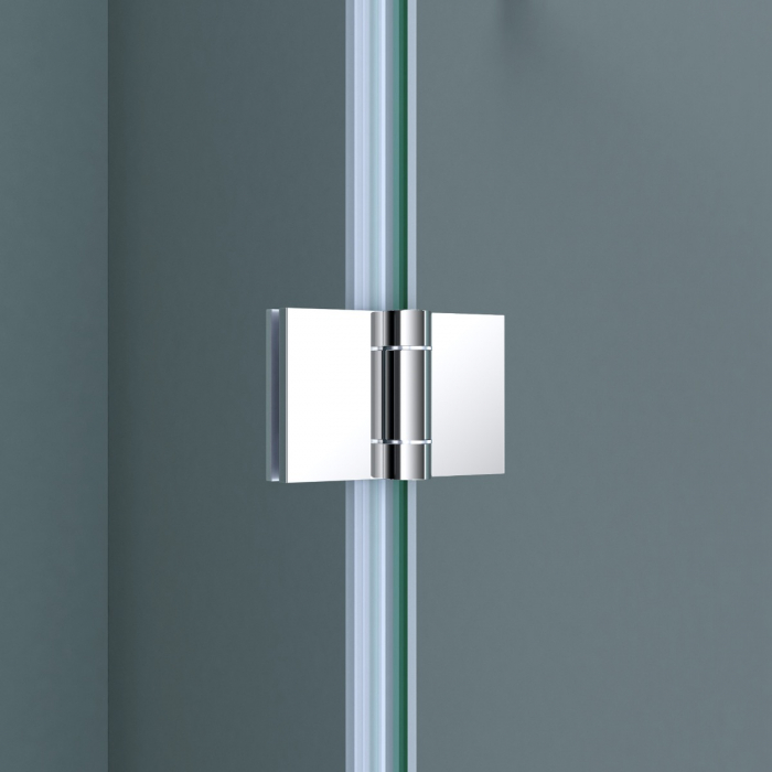 Cabina Astra R4, crom, sticla transparenta, usa batanta, cu sau fara cadita, diverse dimensiuni [6]