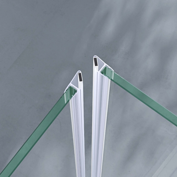 Cabina Astra R5, crom, sticla transparenta, usa batanta, cu sau fara cadita, diverse dimensiuni [6]