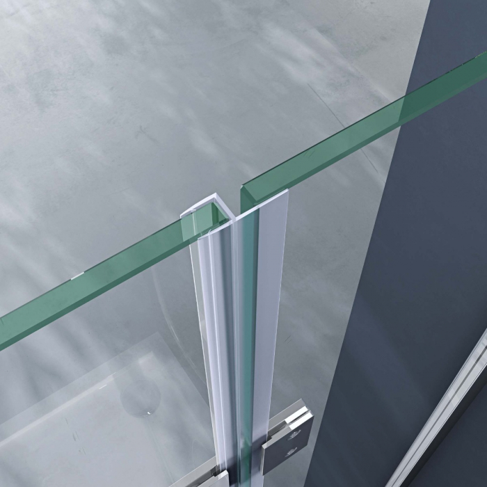 Cabina Astra R5, crom, sticla transparenta, usa batanta, cu sau fara cadita, diverse dimensiuni [5]