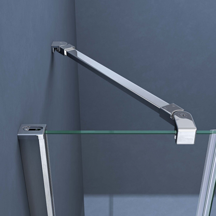 Cabina Astra R5, crom, sticla transparenta, usa batanta, cu sau fara cadita, diverse dimensiuni [7]