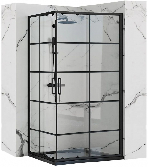 Cabina Concept Black 80x100, glisanta, negru [1]