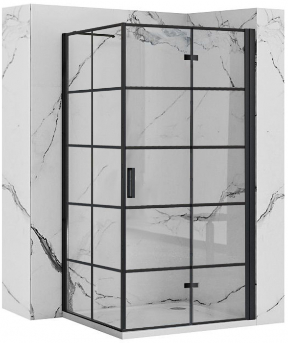 Cabina Molier Black, pliabila, negru [1]