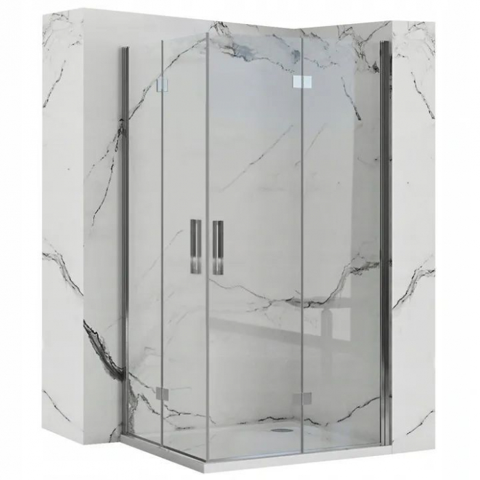 Cabina Molier Chrome 2, doua usi pliabile, crom [1]