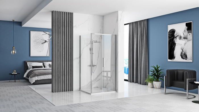 Cabina Rapid Slide Chrome 2, glisanta, crom [2]